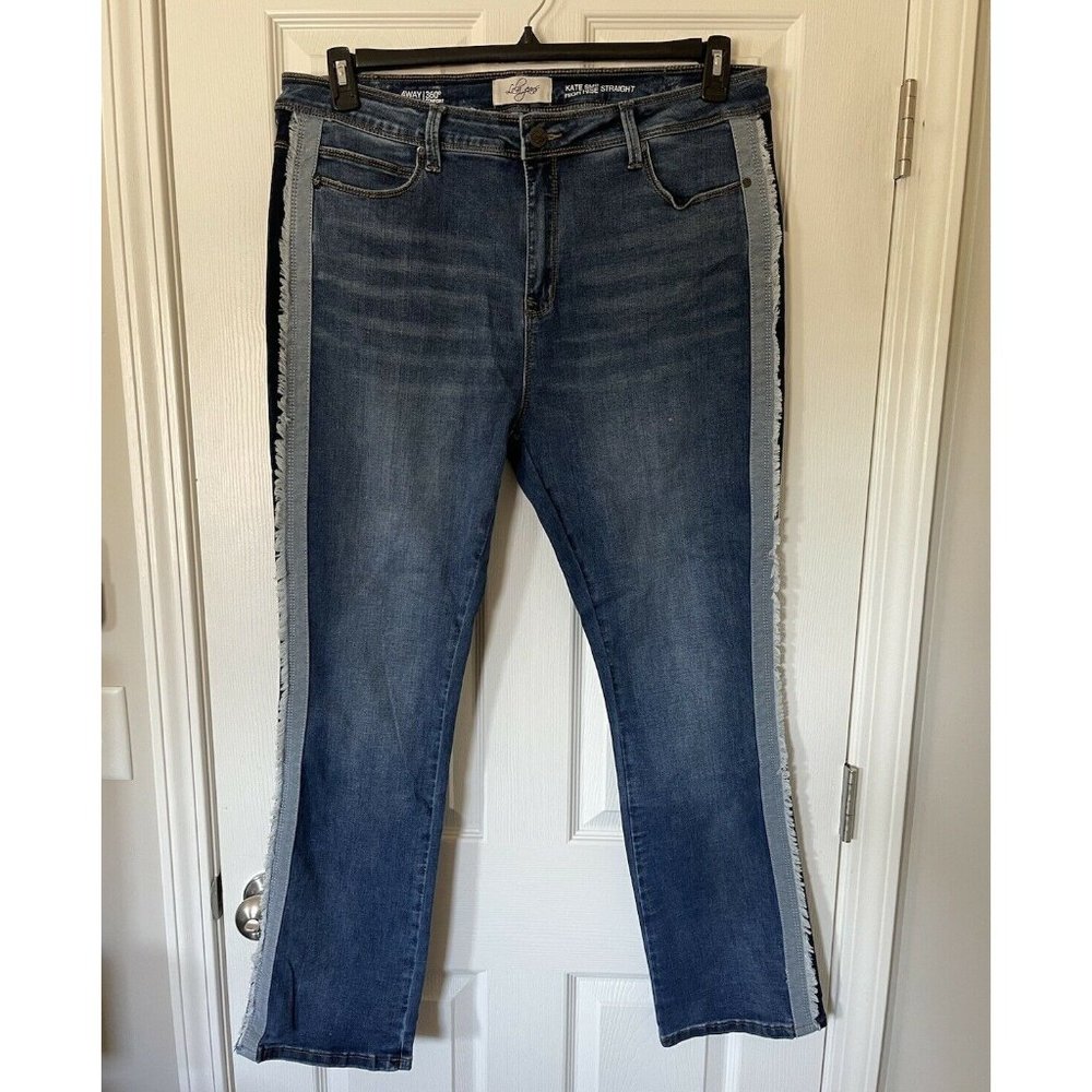 NWT Lola Jeans Kate SMB High Rise Straight Jeans - 18